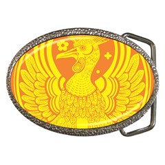 Phoenix Bird Legend Coin Fire Belt Buckles