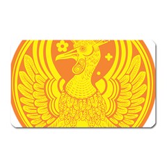 Phoenix Bird Legend Coin Fire Magnet (rectangular) by Sudhe