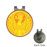 Phoenix Bird Legend Coin Fire Hat Clips with Golf Markers Front