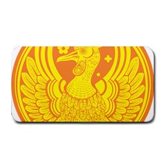 Phoenix Bird Legend Coin Fire Medium Bar Mats by Sudhe