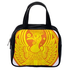 Phoenix Bird Legend Coin Fire Classic Handbag (One Side)