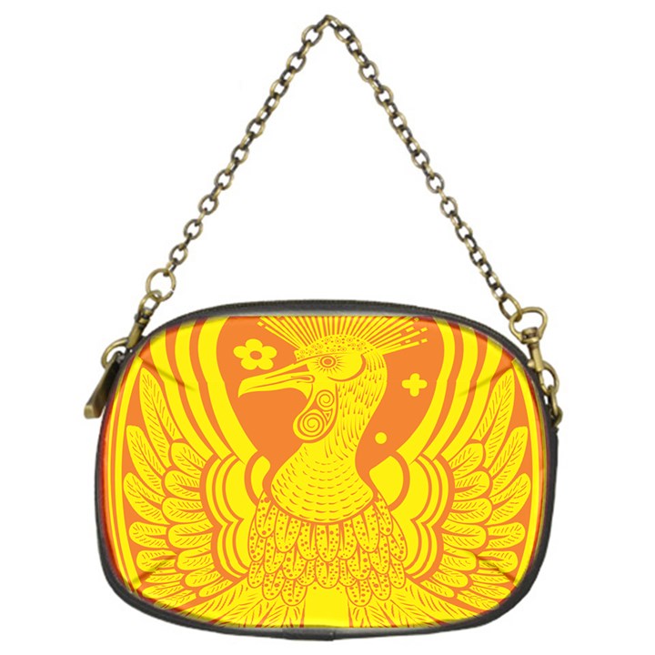 Phoenix Bird Legend Coin Fire Chain Purse (One Side)