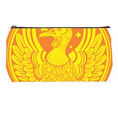 Phoenix Bird Legend Coin Fire Pencil Cases by Sudhe