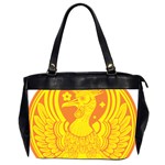 Phoenix Bird Legend Coin Fire Oversize Office Handbag (2 Sides) Front