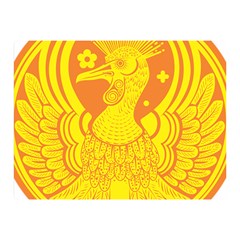 Phoenix Bird Legend Coin Fire Double Sided Flano Blanket (Mini) 