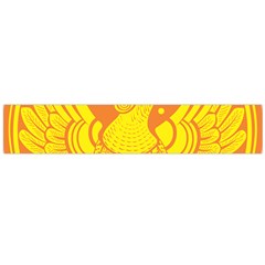 Phoenix Bird Legend Coin Fire Large Flano Scarf  by Sudhe