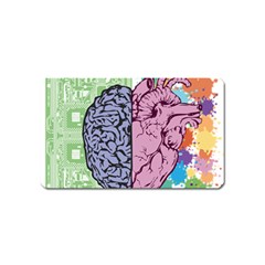 Brain Heart Balance Emotion Magnet (name Card) by Sudhe