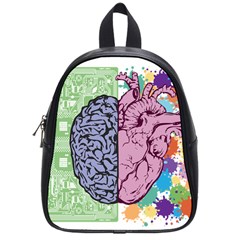 Brain Heart Balance Emotion School Bag (small) by Sudhe