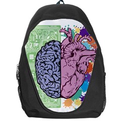 Brain Heart Balance Emotion Backpack Bag by Sudhe