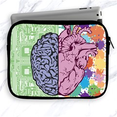 Brain Heart Balance Emotion Apple Ipad 2/3/4 Zipper Cases by Sudhe