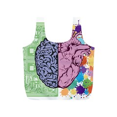 Brain Heart Balance Emotion Full Print Recycle Bag (s) by Sudhe