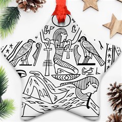 Egyptian Hieroglyphics History Seb Ornament (Star)