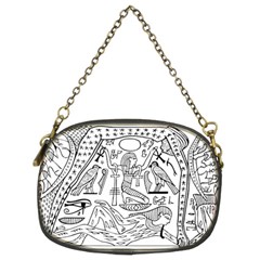 Egyptian Hieroglyphics History Seb Chain Purse (two Sides) by Sudhe