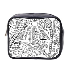 Egyptian Hieroglyphics History Seb Mini Toiletries Bag (two Sides) by Sudhe