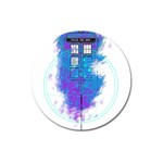 Tattoo Tardis Seventh Doctor Doctor Magnet 3  (Round) Front