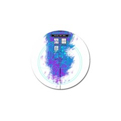 Tattoo Tardis Seventh Doctor Doctor Golf Ball Marker by Sudhe