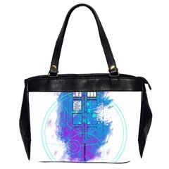 Tattoo Tardis Seventh Doctor Doctor Oversize Office Handbag (2 Sides) by Sudhe