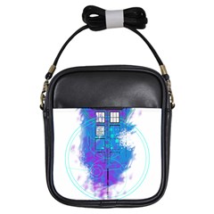 Tattoo Tardis Seventh Doctor Doctor Girls Sling Bag by Sudhe