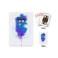 Tattoo Tardis Seventh Doctor Doctor Playing Cards Single Design (mini) by Sudhe