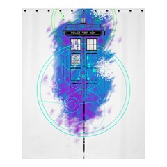 Tattoo Tardis Seventh Doctor Doctor Shower Curtain 60  X 72  (medium)  by Sudhe