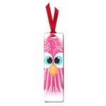 Bird Fluffy Animal Cute Feather Pink Small Book Marks Front