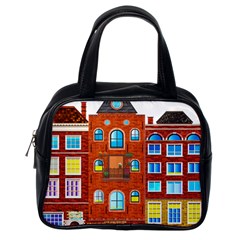 Town Buildings Old Brick Building Classic Handbag (one Side) by Sudhe