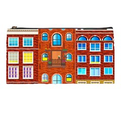 Town Buildings Old Brick Building Pencil Cases by Sudhe