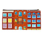 Town Buildings Old Brick Building Pencil Cases Back