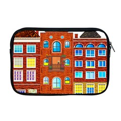 Town Buildings Old Brick Building Apple Macbook Pro 17  Zipper Case by Sudhe