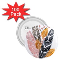 Feather Feathers 1 75  Buttons (100 Pack)  by Sudhe