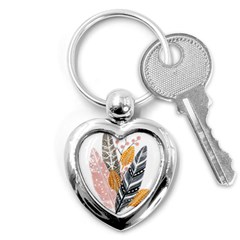 Feather Feathers Key Chain (heart) by Sudhe