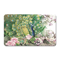 Peafowl Peacock Feather Beautiful Magnet (rectangular) by Sudhe