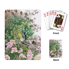 Peafowl Peacock Feather Beautiful Playing Cards Single Design (rectangle) by Sudhe