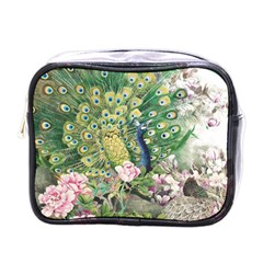 Peafowl Peacock Feather Beautiful Mini Toiletries Bag (one Side) by Sudhe