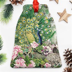 Peafowl Peacock Feather Beautiful Bell Ornament (two Sides) by Sudhe