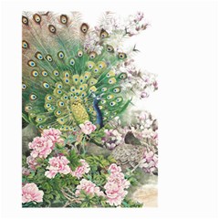 Peafowl Peacock Feather Beautiful Small Garden Flag (two Sides) by Sudhe