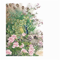 Peafowl Peacock Feather Beautiful Large Garden Flag (two Sides) by Sudhe