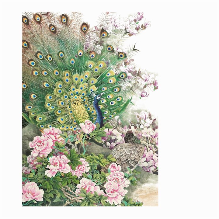 Peafowl Peacock Feather Beautiful Large Garden Flag (Two Sides)