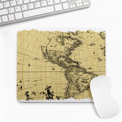 Map Vintage Old Ancient Antique Large Mousepads by Sudhe