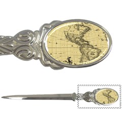 Map Vintage Old Ancient Antique Letter Opener by Sudhe