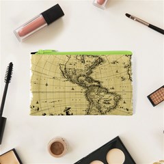 Map Vintage Old Ancient Antique Cosmetic Bag (xs) by Sudhe