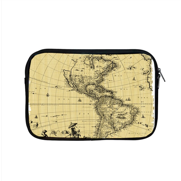 Map Vintage Old Ancient Antique Apple MacBook Pro 15  Zipper Case