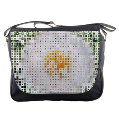 Abstract Art Art Artificial Flowers Messenger Bag by Wegoenart