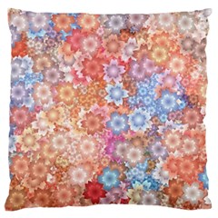 Art Beautiful Flowers Flames Generative Art Standard Flano Cushion Case (one Side) by Wegoenart