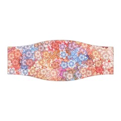 Art Beautiful Flowers Flames Generative Art Stretchable Headband by Wegoenart