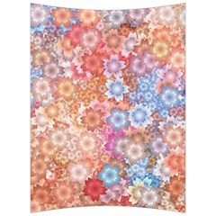 Art Beautiful Flowers Flames Generative Art Back Support Cushion by Wegoenart