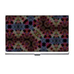 Abstract Animated Ornament Background Fractal Art Business Card Holder Front