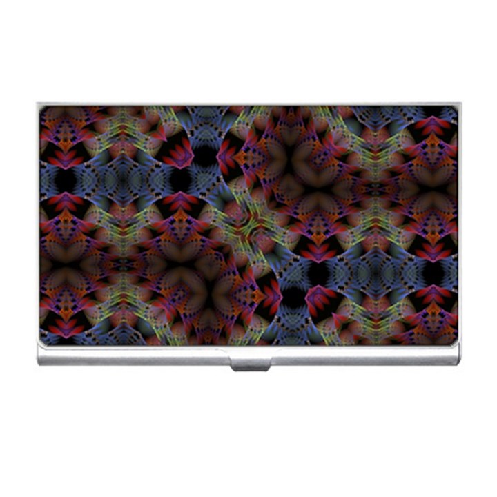 Abstract Animated Ornament Background Fractal Art Business Card Holder