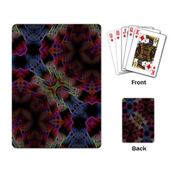 Abstract Animated Ornament Background Fractal Art Playing Cards Single Design (rectangle) by Wegoenart