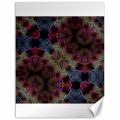 Abstract Animated Ornament Background Fractal Art Canvas 18  X 24  by Wegoenart